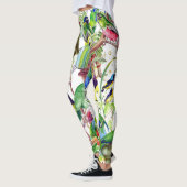Tropische papegaaivogels over de Leggings (Links)