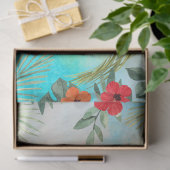 Tropische papegaaivruchten ontkoppelen/weefsel tissuepapier (Geschenk)