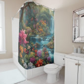 Tropische Paradijs Herfsten Douchegordijn (In situ)