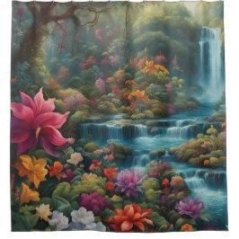 Tropische Paradijs Herfsten Douchegordijn