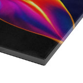 Tropische paradijsbloemen snijplank (Hoek)