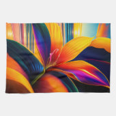 Tropische paradijsbloemen theedoek (Horizontaal)