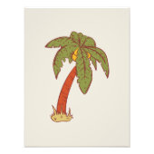 Tropische paradijsboom foto afdruk (Voorkant)