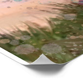 Tropische paradijse achtergrond voor videogesprekk poster (Hoek)