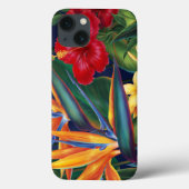 Tropische paradijse Hawaiian iPad case (Achterkant)