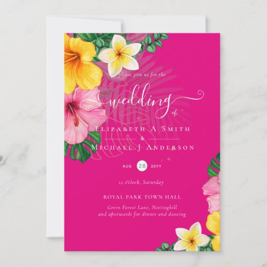 Tropische paradijse strandwiekflesjes (Voorkant)