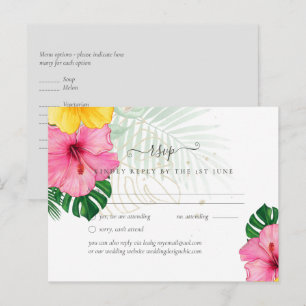 Tropische paradijse strandwiekflesjes briefkaart