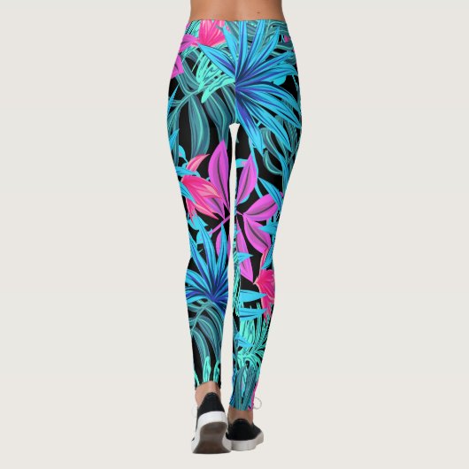 tropische paradijselijke leggings (Achterkant)