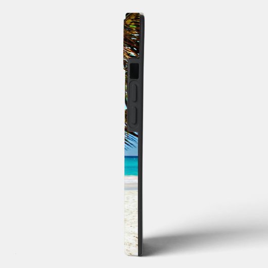 Tropische paradijselijke sjabloon, aanpasbaar Case-Mate iPhone case (Achterkant / Links)