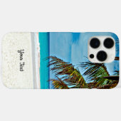 Tropische paradijselijke sjabloon, personaliseren, Case-Mate iPhone case (Achterkant (horizontaal))