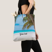 Tropische paradijselijke SJABLOON Tote Bag (Dichtbij)