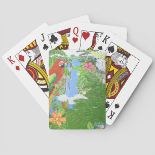 Tropische paradijskaarten pokerkaarten