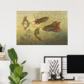 tropische paradijsvis poster (Thuiskantoor)