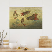 tropische paradijsvis poster (Keuken)