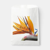 Tropische Paradijsvogel Floral Wedding Bedankt Bedankzakje (Voorkant)