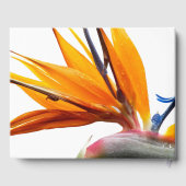 Tropische Paradijsvogel Plant Floral Wedding Gastenboek (Achterkant)