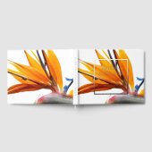 Tropische Paradijsvogel Plant Floral Wedding Gastenboek (Volledig)