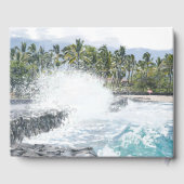 Tropische paradise gastenboek (Achterkant)