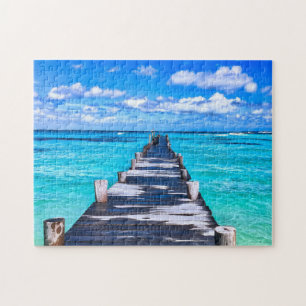 TROPISCHE PARADISE PIER JIGSAW PUZZLE LEGPUZZEL