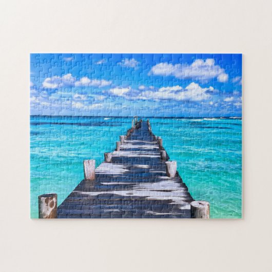 TROPISCHE PARADISE PIER JIGSAW PUZZLE LEGPUZZEL (Horizontaal)