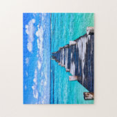 TROPISCHE PARADISE PIER JIGSAW PUZZLE LEGPUZZEL (Verticaal)