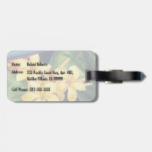 Tropische paradise Plumeria-Bagagelabels Bagagelabel (Achterkant horizontaal)