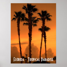Tropische paradise Poster foto van Florida