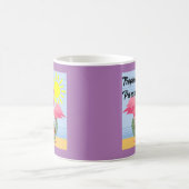 Tropische paradise roze flamingo - Klassieke Mok (Center)