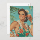 Tropische Paradise Vibes Briefkaart (Voorkant / Achterkant)