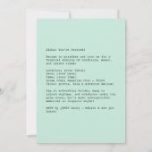 Tropische  Paradise Vibes Kaart (Achterkant)