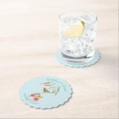 Tropische parakeets die Onderzetters van papier me (Insitu)