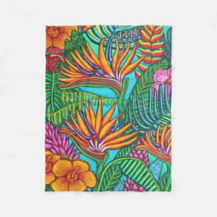 Tropische Pareltjes Custom Fleece Deken