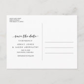 Tropische Parrot Beach Bruiloft Save the Date Aankondigingskaart (Achterkant)