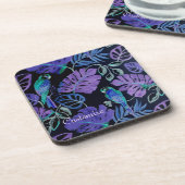 Tropische Parrot-Onderzetters Drankjes Onderzetter (Linkerzijde)