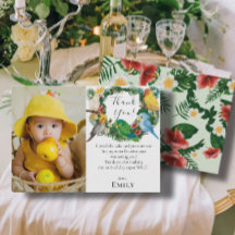 Tropische parrots Exotic Greenery Birthday Foto