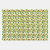 Tropische parrots inpakpapier vel (Voorkant 2)