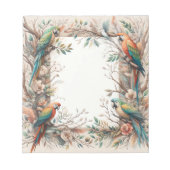 Tropische parrots notitieblok (Voorkant)