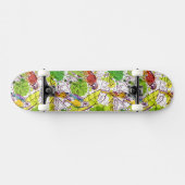 Tropische parrots persoonlijk skateboard (Horizontaal)