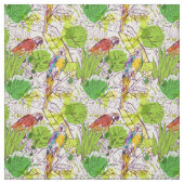 Tropische parrots stof (Swatch)