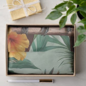 Tropische parrots tissuepapier (Geschenk)