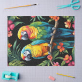 Tropische parrots tissuepapier (Craft)