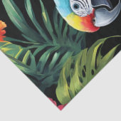 Tropische parrots tissuepapier (Detail)