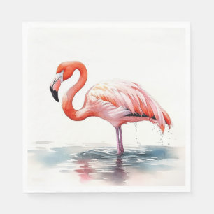 Tropische partij Flamingo Servet