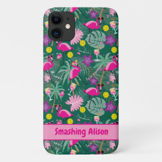 🤩 Tropische partij met pickleball, aangepaste tek Case-Mate iPhone Case