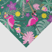 🤩 Tropische partij met pickleball, Tissuepapier (Detail)