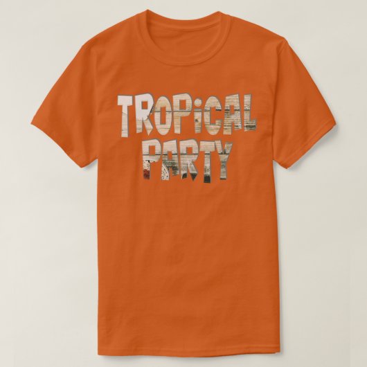 Tropische Partij T-shirt (Design voorkant)
