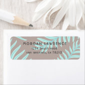 Tropische pasta | Retouradreslabel Etiket (Insitu)