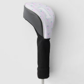 Tropische Pastel Ananas Golf Head Cover (Schuin)