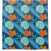 Tropische patronen Plant Art Plant Life Art Douchegordijn (Voorkant)