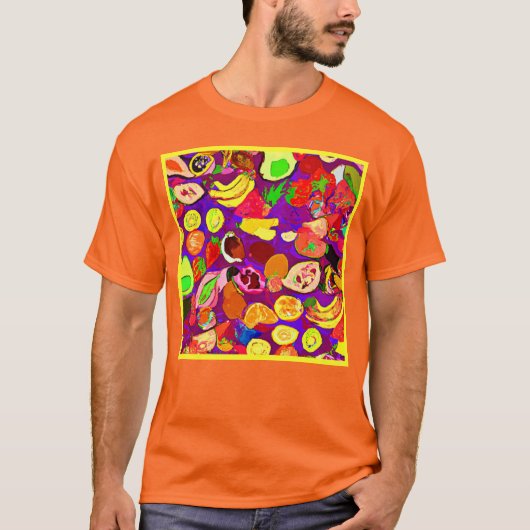 Tropische patronen schilderende kunst. Nu kopen T-shirt (Voorkant)